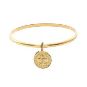 CHANEL Gold Logo Bracelet